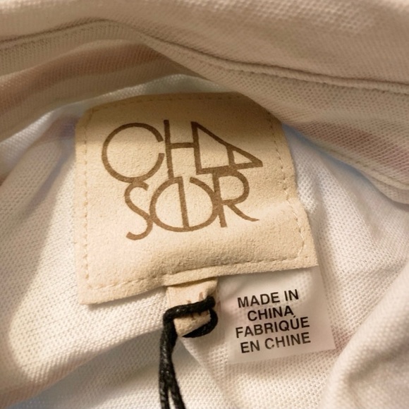 Chaser Stripe Button Down Shirt Size Medium - Picture 4 of 4